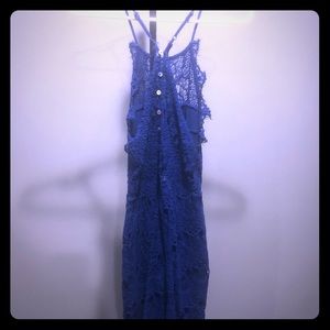 Free people Blue lace dress